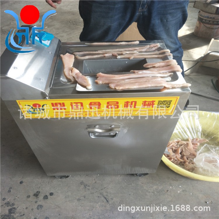 切条机供应无骨鸡柳切条机 鸡胸肉切片机 鲜肉切条设备 一次成型