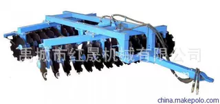 缺口重耙供应32片拖拉式圆盘耙1BZ 3.4液压牵引圆盘耙缺口耙片