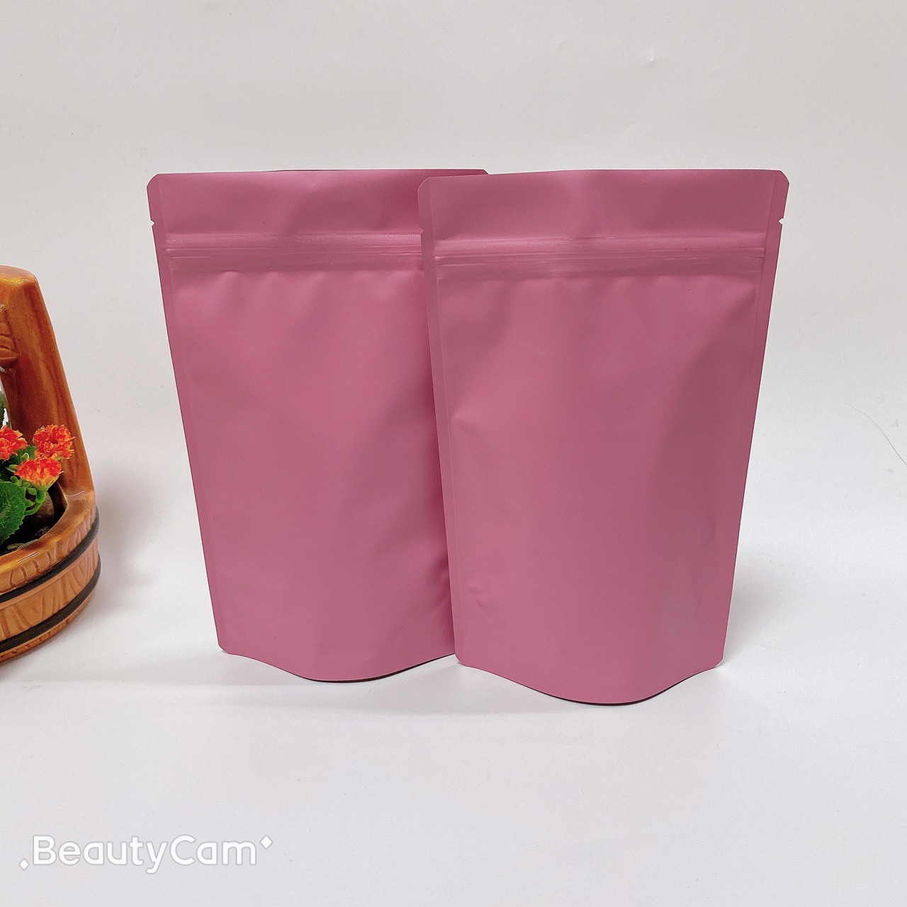 彩色哑光铝箔袋自立骨袋 自封袋 食品袋包装袋 鱼饵粉末塑封口袋