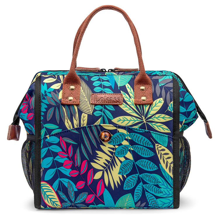 Original Lunch bag capacity Cooler bag Opening Food grade Bento bag outdoors portable heat preservation Picnic bag