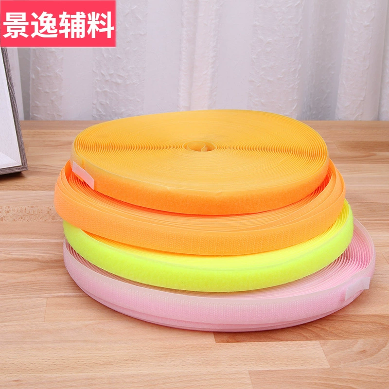 2/3 см без клея Обычная застежка-липучка с черно-белым цветом, большое количество на складе, источник оптовой поддержки