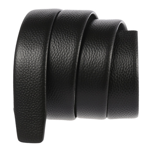 Double toe-layer cowhide belt strip, men's automatic buckle belt body LY35-3603