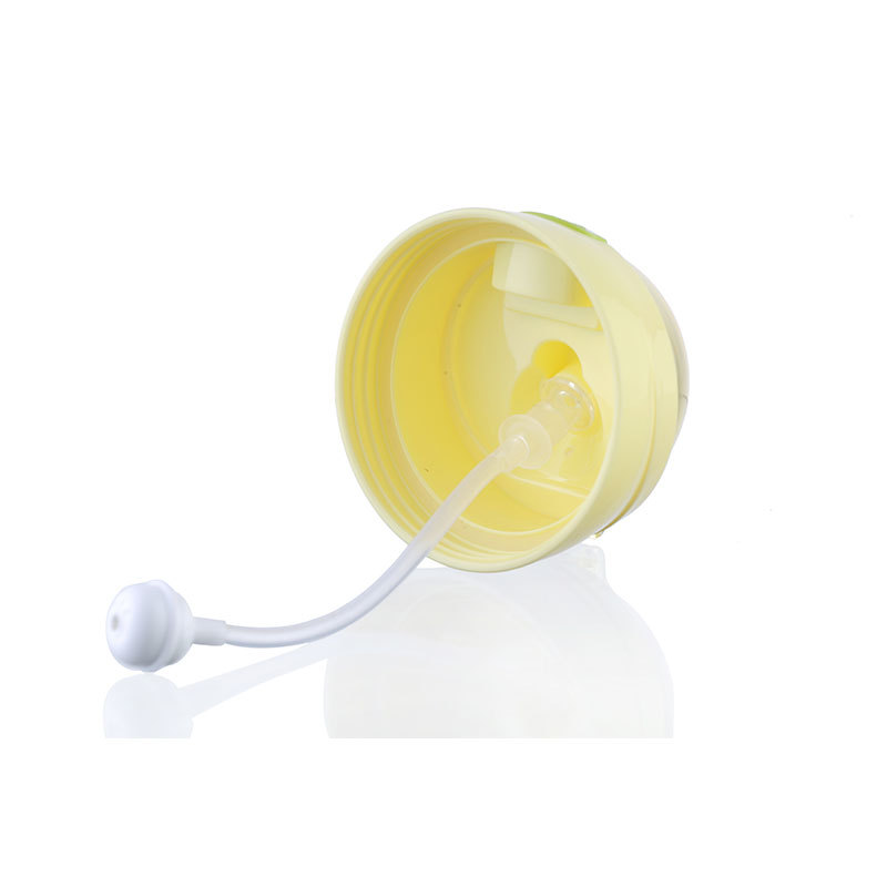 Naughty niños creativos paja de dibujos animados taza agua con correa viaje portátil hervidor 450mL