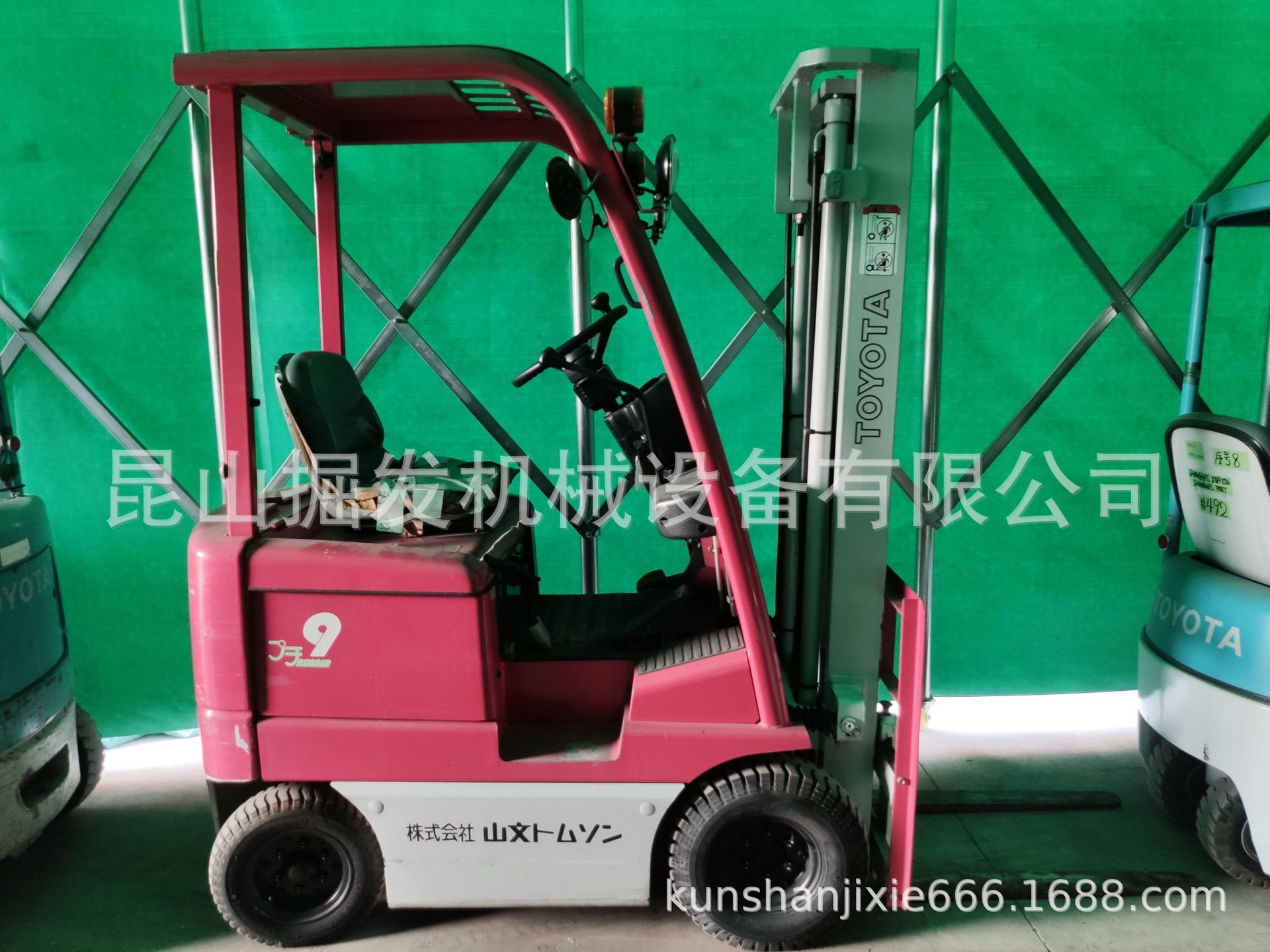 二手电动/柴油丰田1吨叉车，合力1.5吨柴油叉车