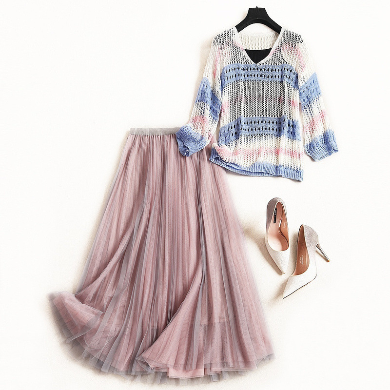 Costume femme SPLIT en Tricot - Ref 3334158 Image 1