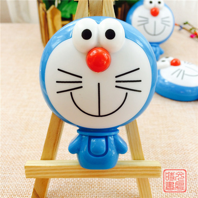 叮当猫隐形眼镜盒可爱美瞳盒小清新学生可爱伴侣盒 创意卡通时尚