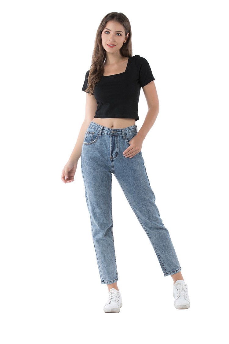 jeans de calle de talla grande para mujer NSSY9112