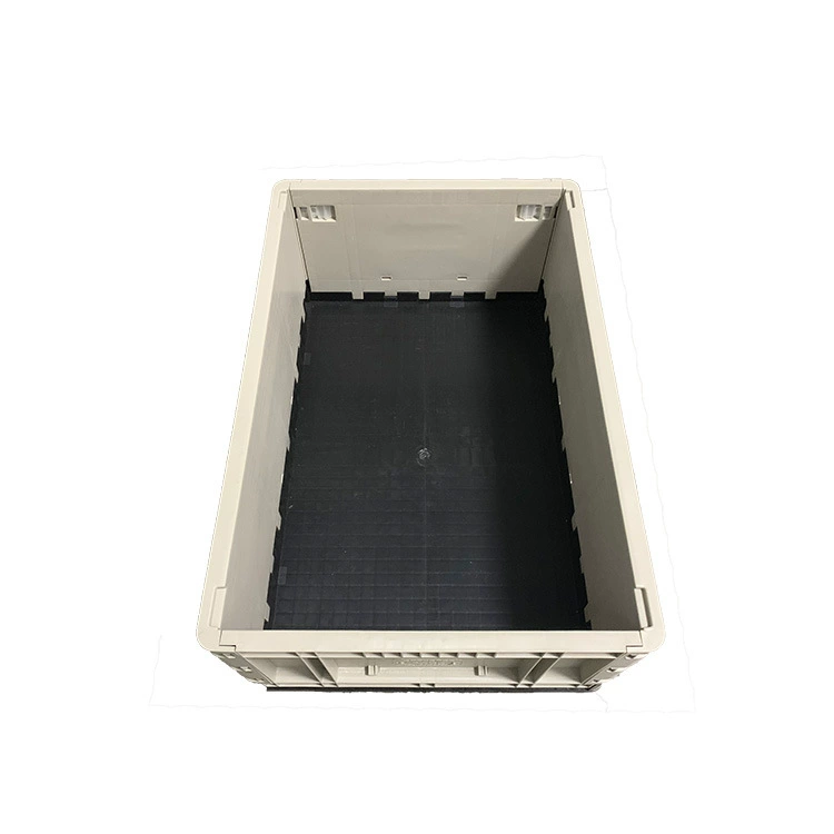 Plastic folding logistics turnover box with a folding turnover box storage and transportable storage can be foldable storage box