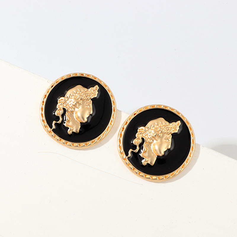 New Earrings, Human Button, Earrings, Portrait Earrings display picture 5