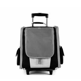 厂家直销新款宠物包 透气拉杆双肩宠物包 狗背包宠物外出拉杆背包