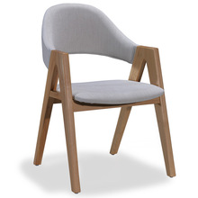 工廠加工定制實木餐椅凳子休閑咖啡廳桌椅組合A字椅北歐靠背椅子