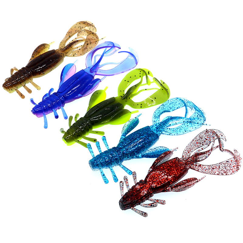 Soft Craws Fishing Lures Crawdad Baits Bass Trout Catfish Largemouth Bass Fresh Water Fishing Lure