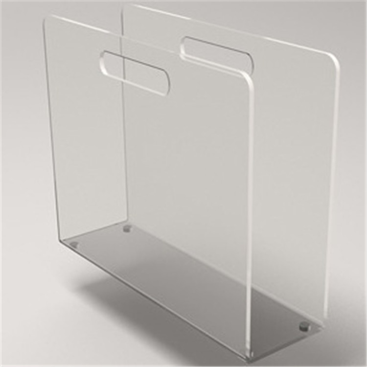 飞剑实业厂家直销制作有机玻璃报刊杂志资料架亚克力热弯展架