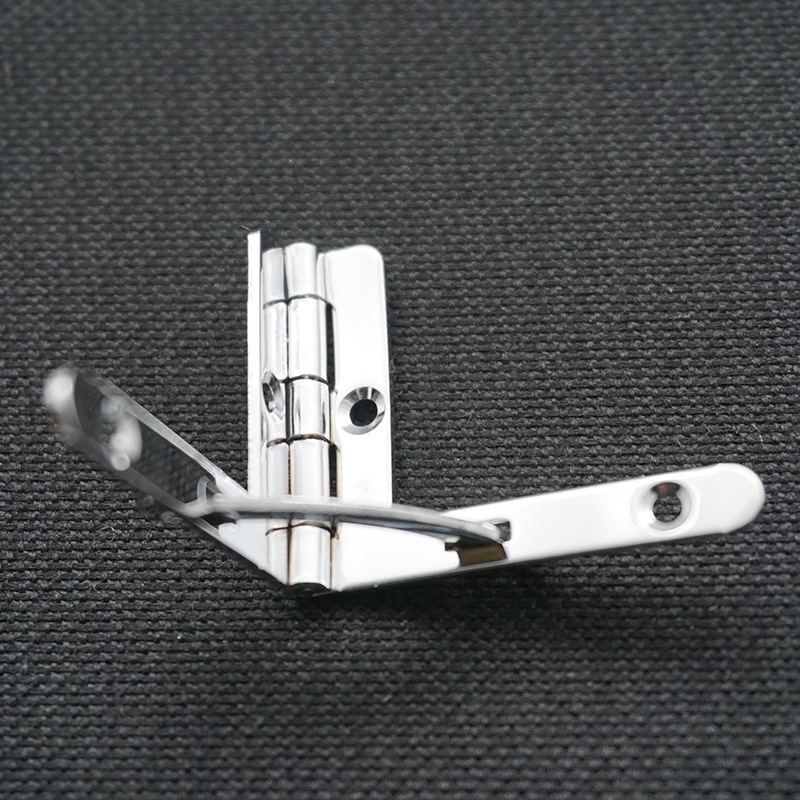 工厂直供酒盒首饰盒木盒金属合页银色七字合页飞机合页带转角合页