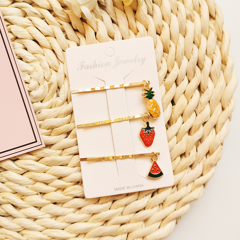20g Weight Hair Pins, Hair Clip Hair Accessories Type 1 Set Quantity Daily Occasion Metal Material Starry Sky, Fruit, Starfish, Whale Pattern All Seasons Season Women's Gender Cute, Sweet, Korean Style Style Cute Sweet Korean Style Women's Starry Sky Fruit Starfish Metal Hair Pins Hair Clip 5