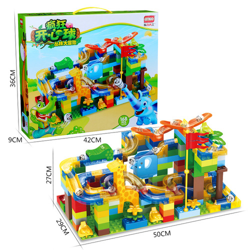 Wholesale factory price compatible LEGO large block building toys for intelligence development, 168PCS, suitable for cross-border e-commerce
