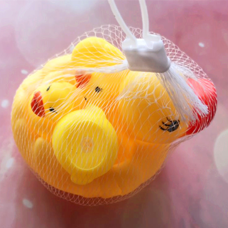 Juguetes acuáticos para niños: pato madre y patito para el baño, un pato grande con 3 patitos pequeños, muñeco musical.