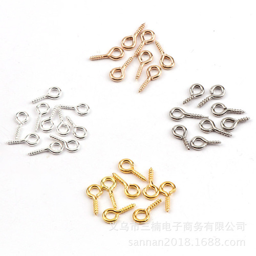 5000 pcs/pack sheep eye nails DIY jewelry accessories sheep horn nails screws handmade jewelry materials wholesale