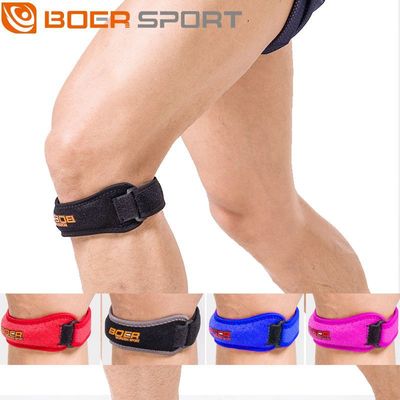 FDA认证 EVA减震加压髌骨带 透气护膝带 运动跑步护髌骨|ms