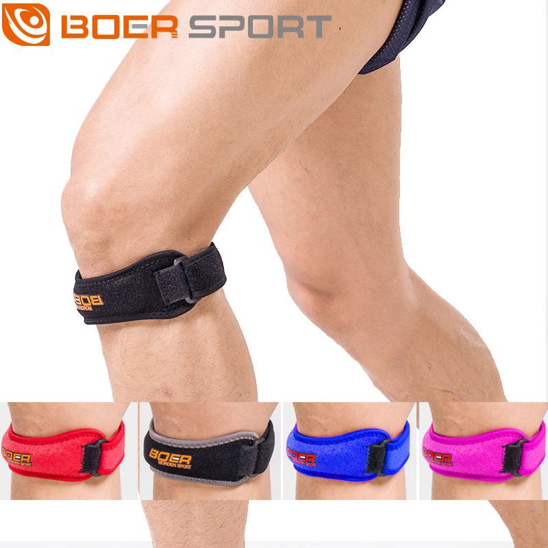 FDA认证 EVA减震加压髌骨带 透气护膝带 运动跑步护髌骨|ms