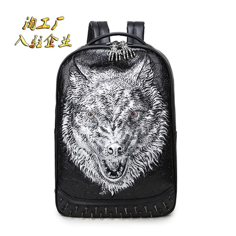 Polyurethane backpack for traveling, laptop for students