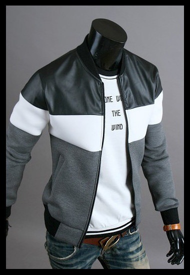 tumn Winter Men S Jacket Casual Fashion Splicing Design Baseball_voghion.com