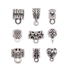 潘家复古银定位扣大孔三通首饰手链项链材料 串珠隔珠DIY饰品配件