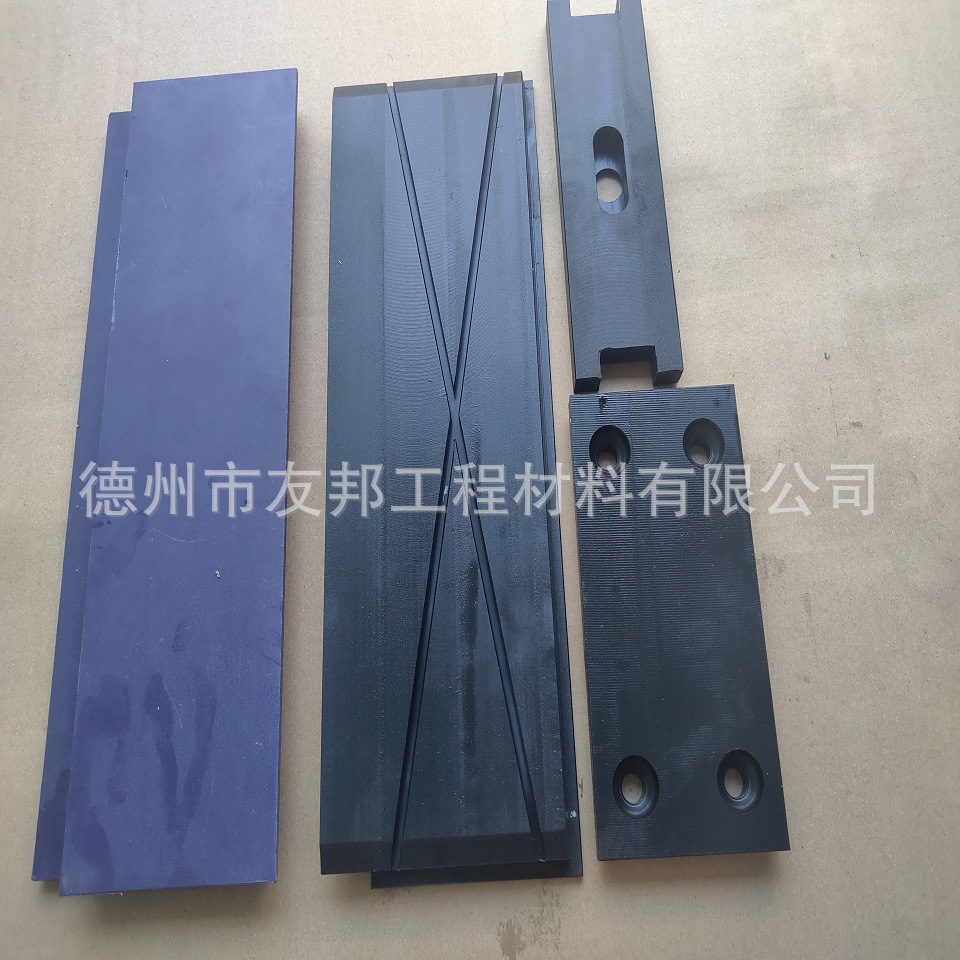 桥梁顶推耐磨滑块 工程平移耐磨滑板 加工