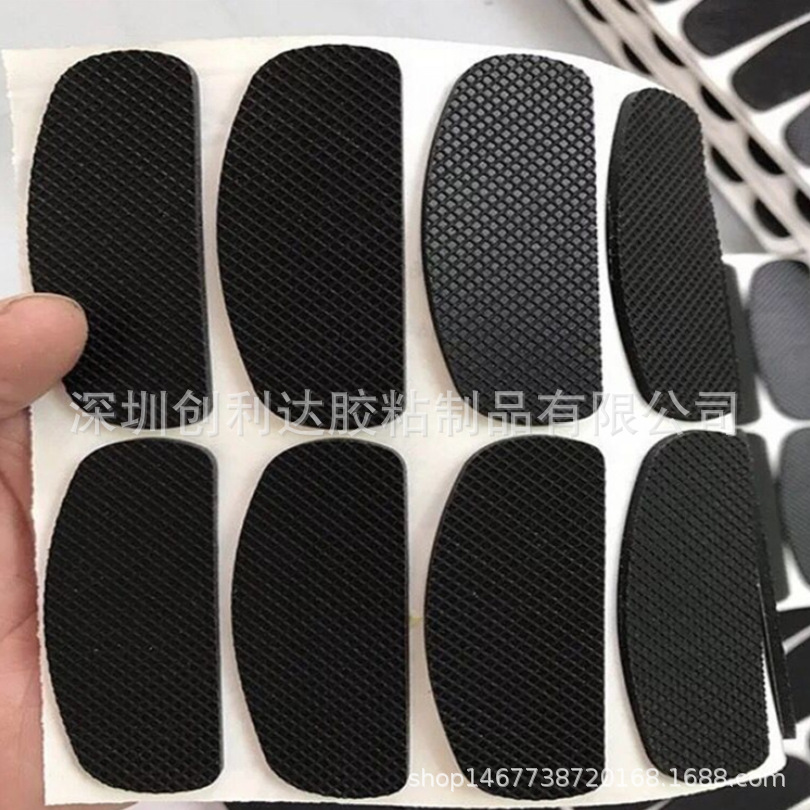 自粘圆形透明硅胶脚垫 白色防滑硅胶垫 密封硅胶垫片 黑色硅胶垫