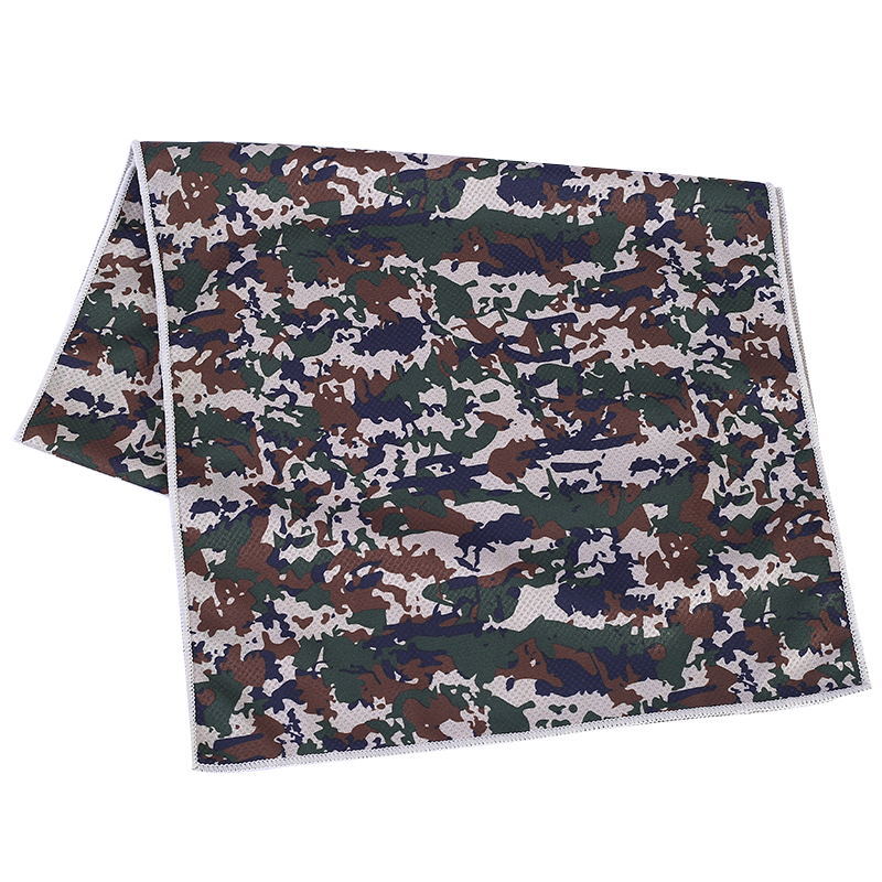 Amazon cross-border cold towel camouflage print cooling towel, outdoor quick-drying sports towel, cooling ice towel detail image 15