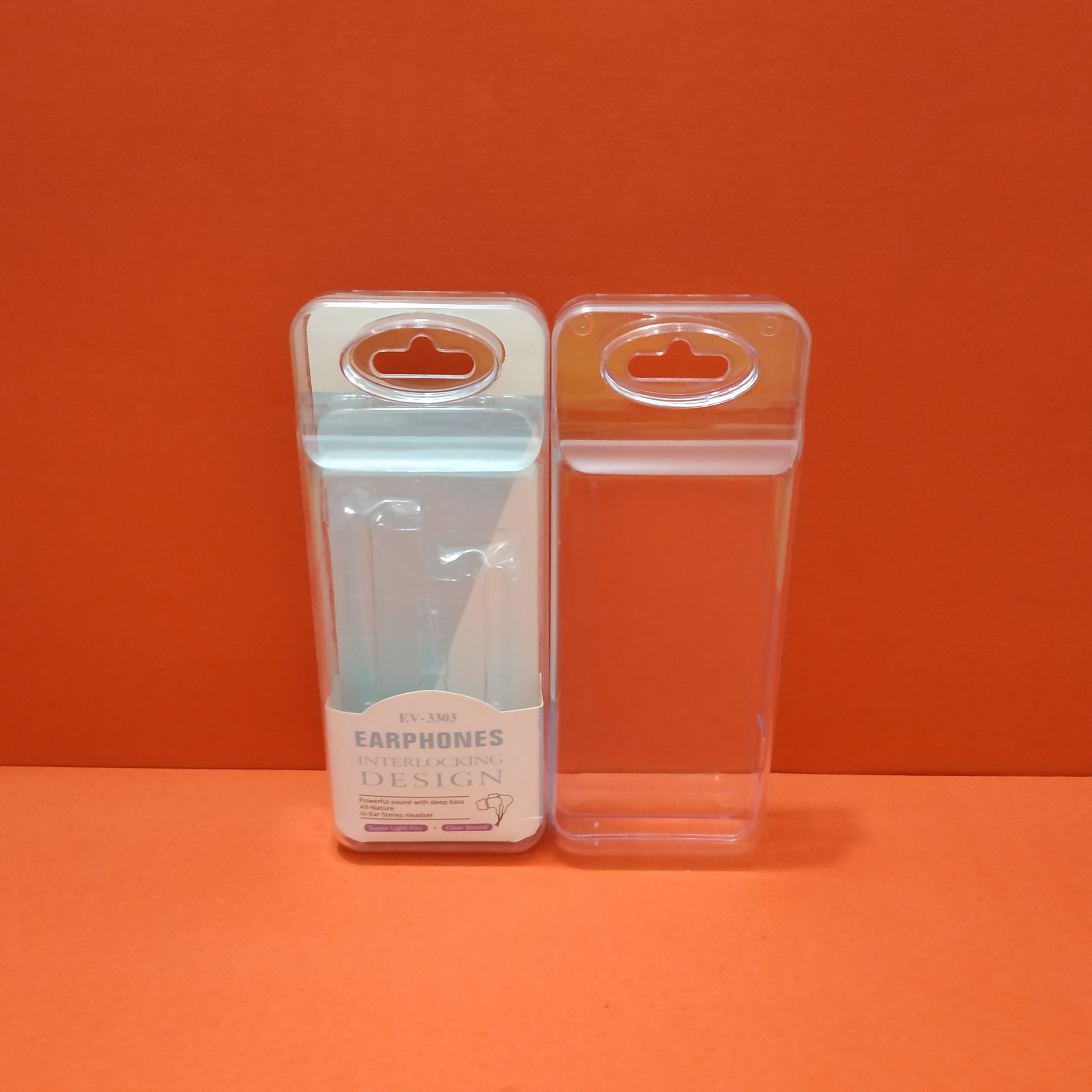 供应数据线/耳机透明塑料包装盒/透明水晶盒包装