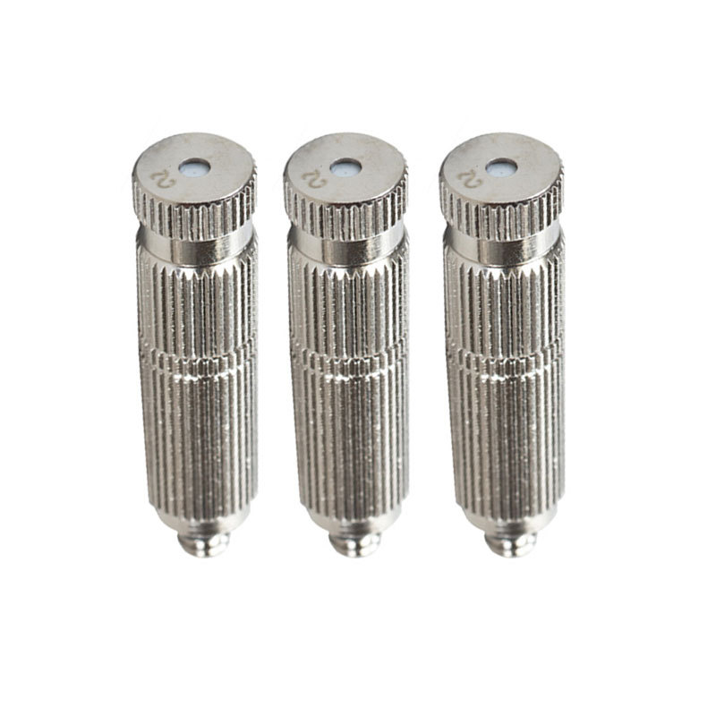 过滤三段高压雾化喷头除尘加湿器喷雾头带过滤网防滴精细喷嘴三段