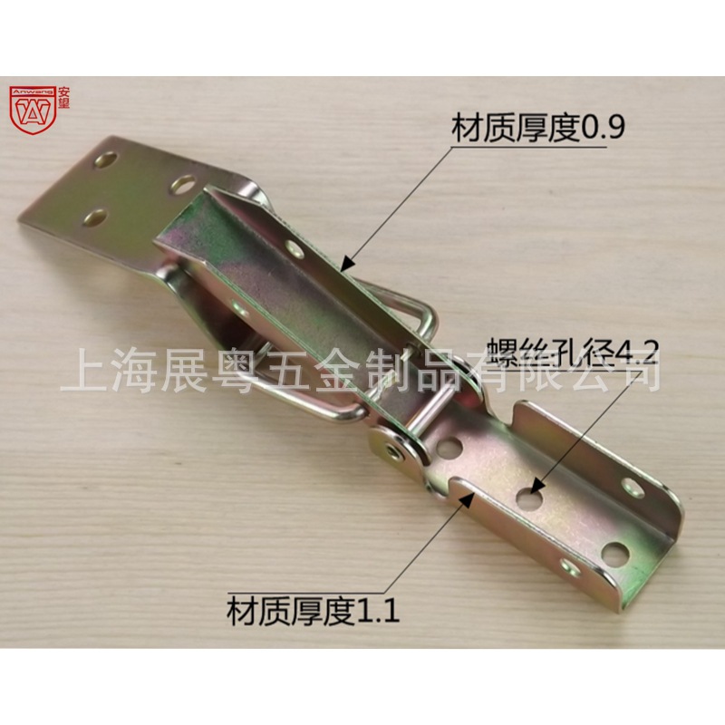 AW2 color largo con gancho grande accesorios de bolsas de hardware hebilla de bolsas hebilla de caja de madera hebilla de caja pesada