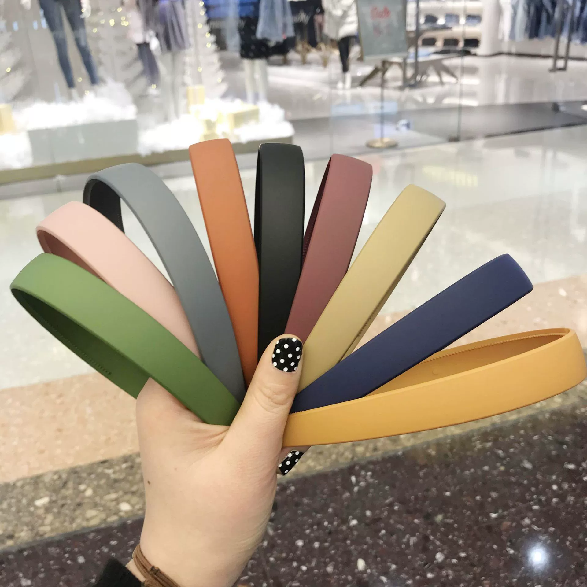Matte plastic headband, hair accessory, Korean style, simple and elegant design, internet celebrity, wholesale