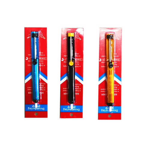 Blue gold black all-aluminum solder absorber solder absorber solder pump three-color solder absorber electronic tools