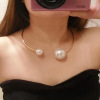 Choker from pearl, necklace, accessory, wholesale