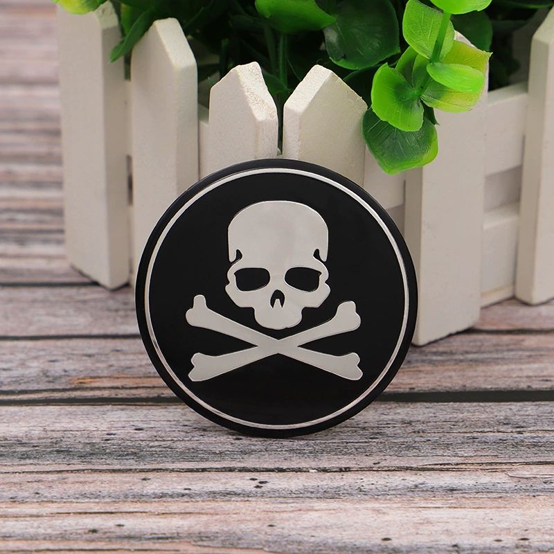 Поставка автомобильных принадлежностей декоративные знаки Череп Наклейки на ступицу колеса универсальные автомобильные знаки из алюминиевого сплава различные модели