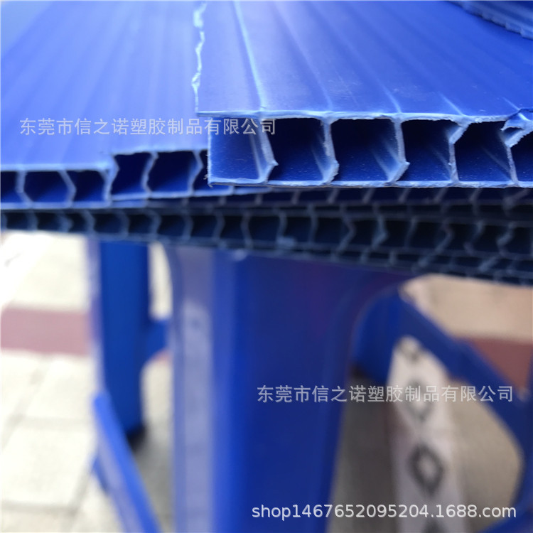 惠州东莞深圳厚2-10mm彩色钙塑板 空心结构中空板材，塑料瓦楞板