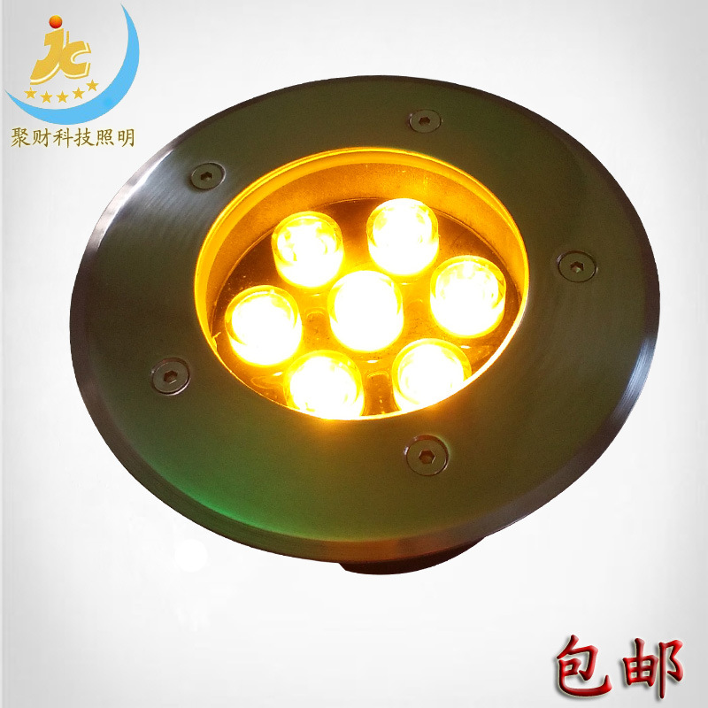 Factory Outlet 7W Buried lights outdoors waterproof According to tree lights Stainless steel Meadow courtyard LED Buried lights