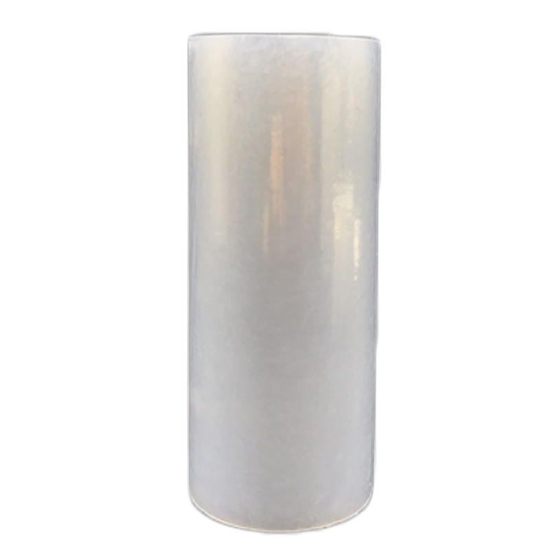 20cm industrial pequeño rollo estiramiento envoltura película recubierta PE película de plástico embalaje protector bobinado envoltura de plástico