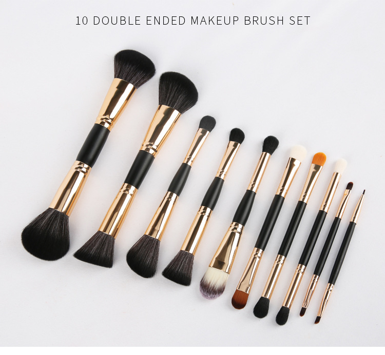 新款化妆刷 双头刷 化妆涮套装 腮红/蜜粉刷 散粉