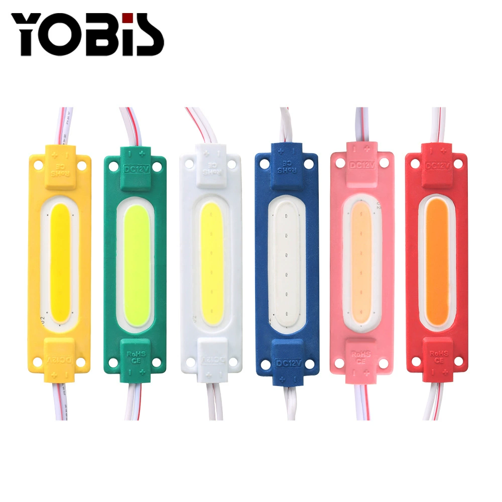 Светодиодный патч Youbisi COB рекламный модуль для инъекций 2 Вт мощный прямоугольный 9-жильный яркий светодиодный модуль для впрыска