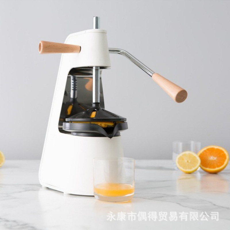 跨境电商商用手动压榨机柑橘柠檬石榴橙子压汁器台面式水果榨汁器