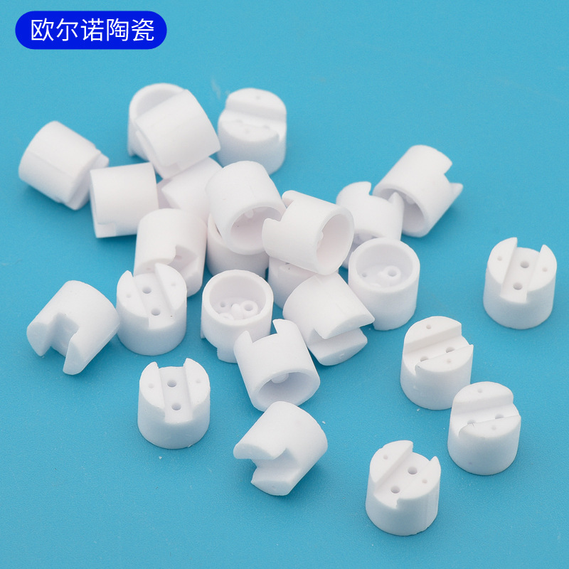 供应高频精密95瓷99瓷雾化芯 绝缘电子陶瓷座 工业纺织氧化铝陶瓷