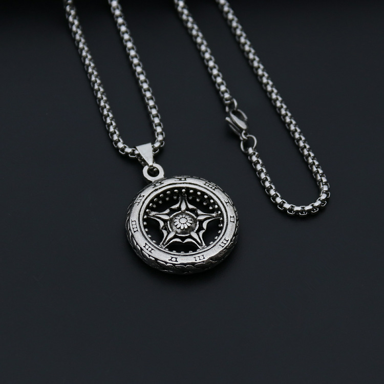 Party Occasion Stainless Steel, Alloy Material Hip-hop Cross Star Snake Stainless Steel Alloy Plating Pendant Necklace