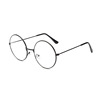 Glasses suitable for men and women, ultra light metal retro decorations