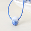 Pure Heart of Jingdezhen Ice Crystal Necklace Simple Pure Pure Mori Gifts Couple Source