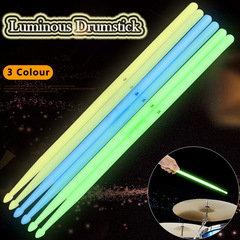 5A luminous drum sticks, dumb drums, luminous drum sticks, jazz drum hammers, fluorescent sticks - three colors available