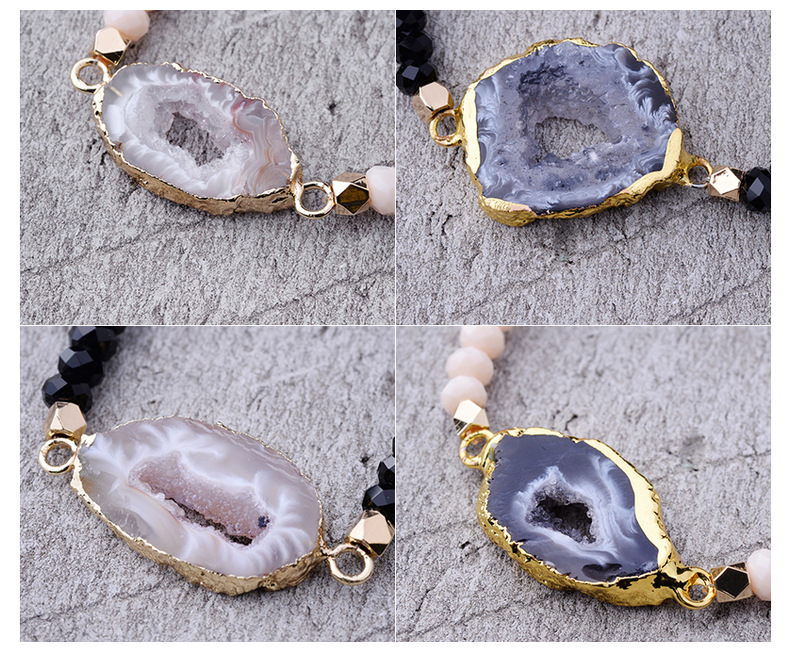 1 Piece Quantity Travel, Daily Occasion Agate Material Fashion Geometric Agate Bracelets