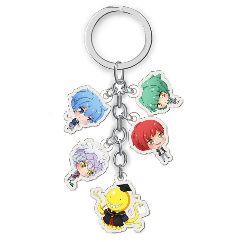 around the beginning of the anime, the alternate Alle keychain transparent pendant